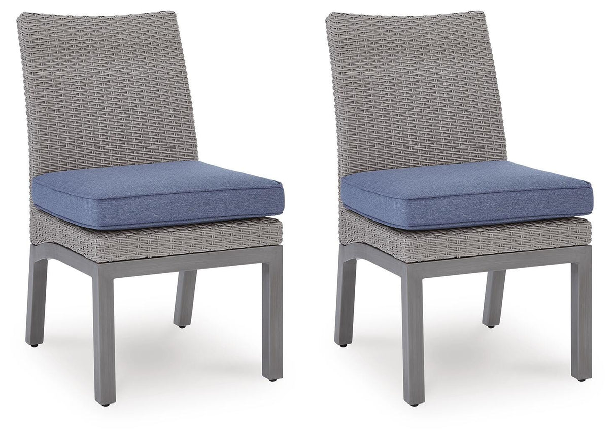 Half Moon Beach Outdoor Side Chair with Cushion (Set of 2) - PCP418-601