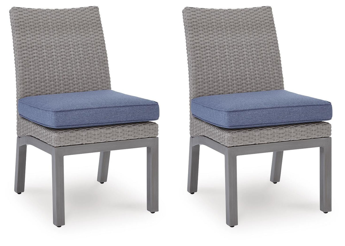 Half Moon Beach Outdoor Side Chair with Cushion (Set of 2) - PCP418-601