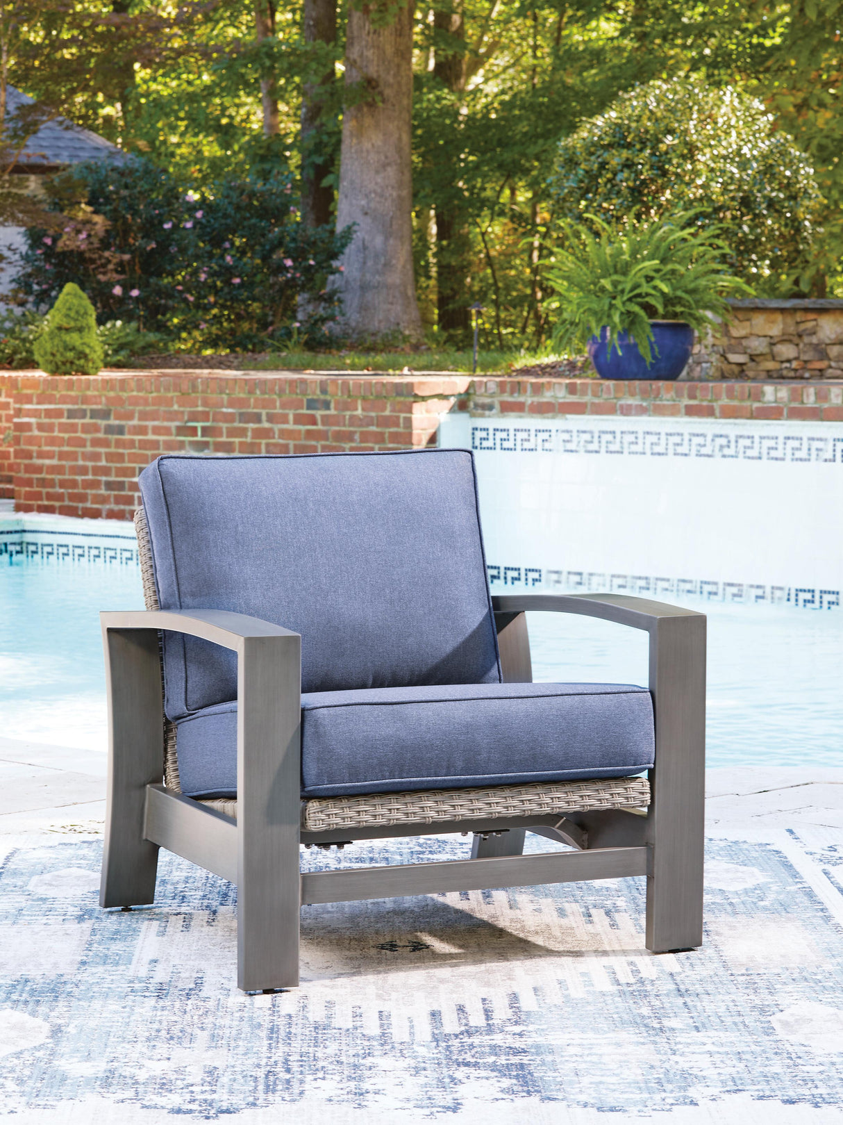 Half Moon Beach Outdoor Spring Lounge Chair - PCP418-820