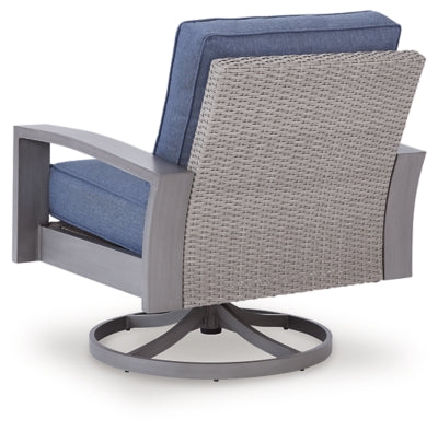 Half Moon Beach Outdoor Swivel Lounge Chair with Cushion - PCP418-821
