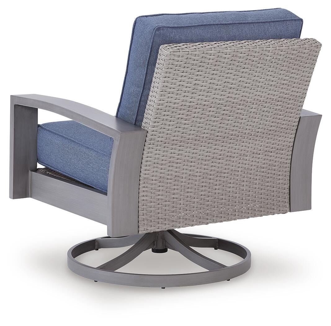Half Moon Beach Outdoor Swivel Lounge Chair with Cushion - PCP418-821