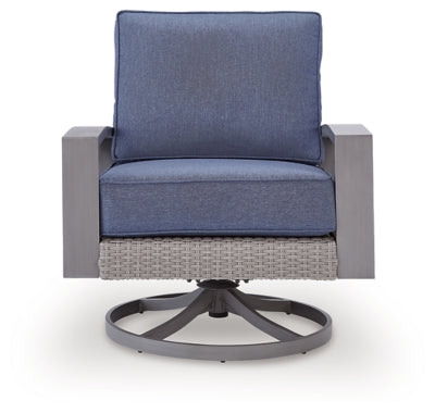Half Moon Beach Outdoor Swivel Lounge Chair with Cushion - PCP418-821