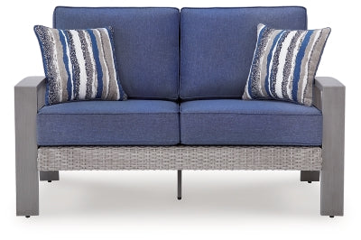Half Moon Beach Outdoor Loveseat with Cushion - PCP418-835