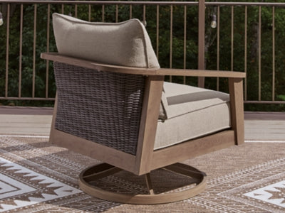 Harmony Headlands Outdoor Swivel Lounge with Cushion - PCP428-821