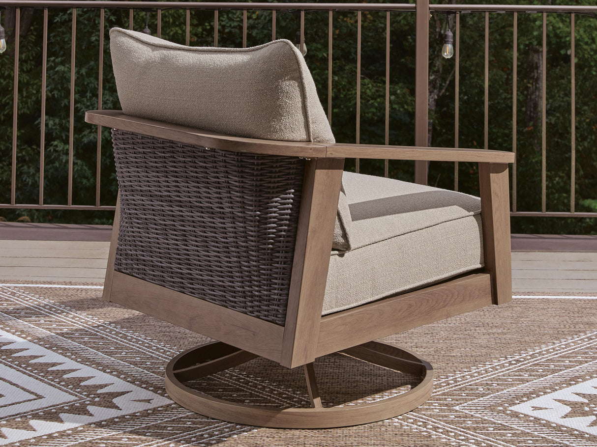 Harmony Headlands Outdoor Swivel Lounge with Cushion - PCP428-821