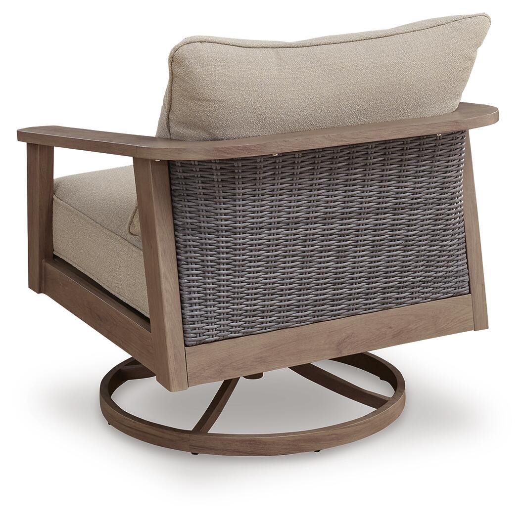 Harmony Headlands Outdoor Swivel Lounge with Cushion - PCP428-821