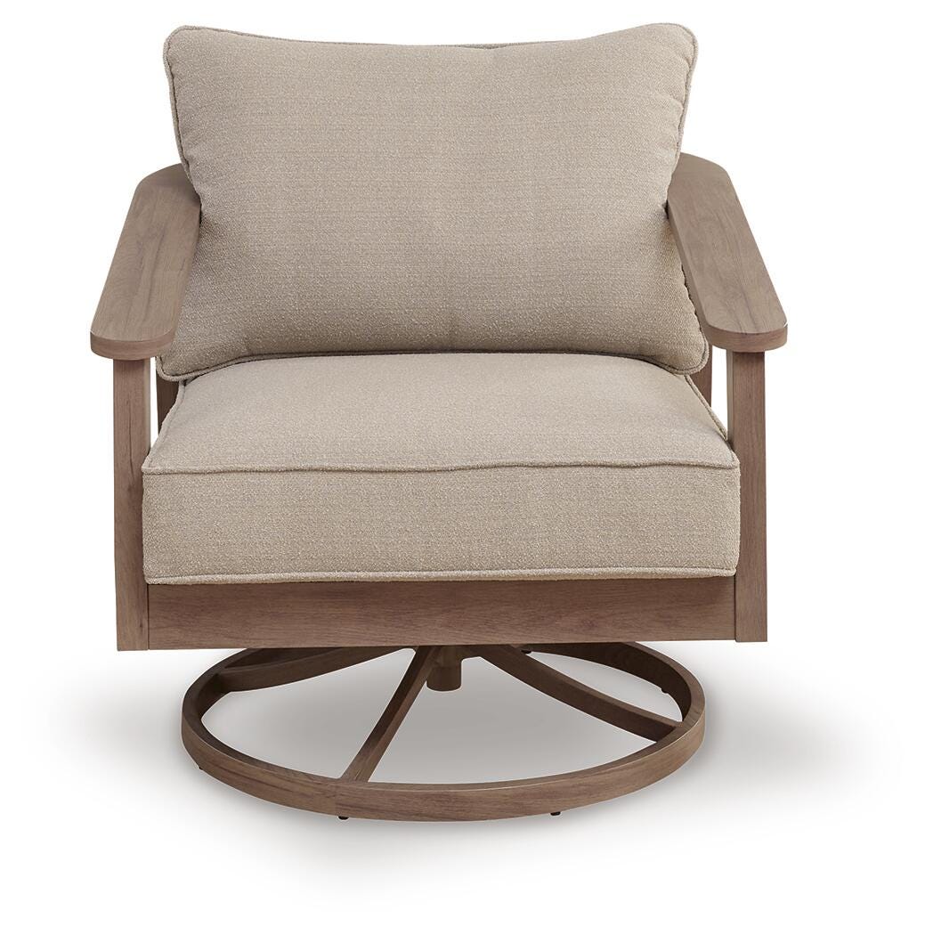 Harmony Headlands Outdoor Swivel Lounge with Cushion - PCP428-821