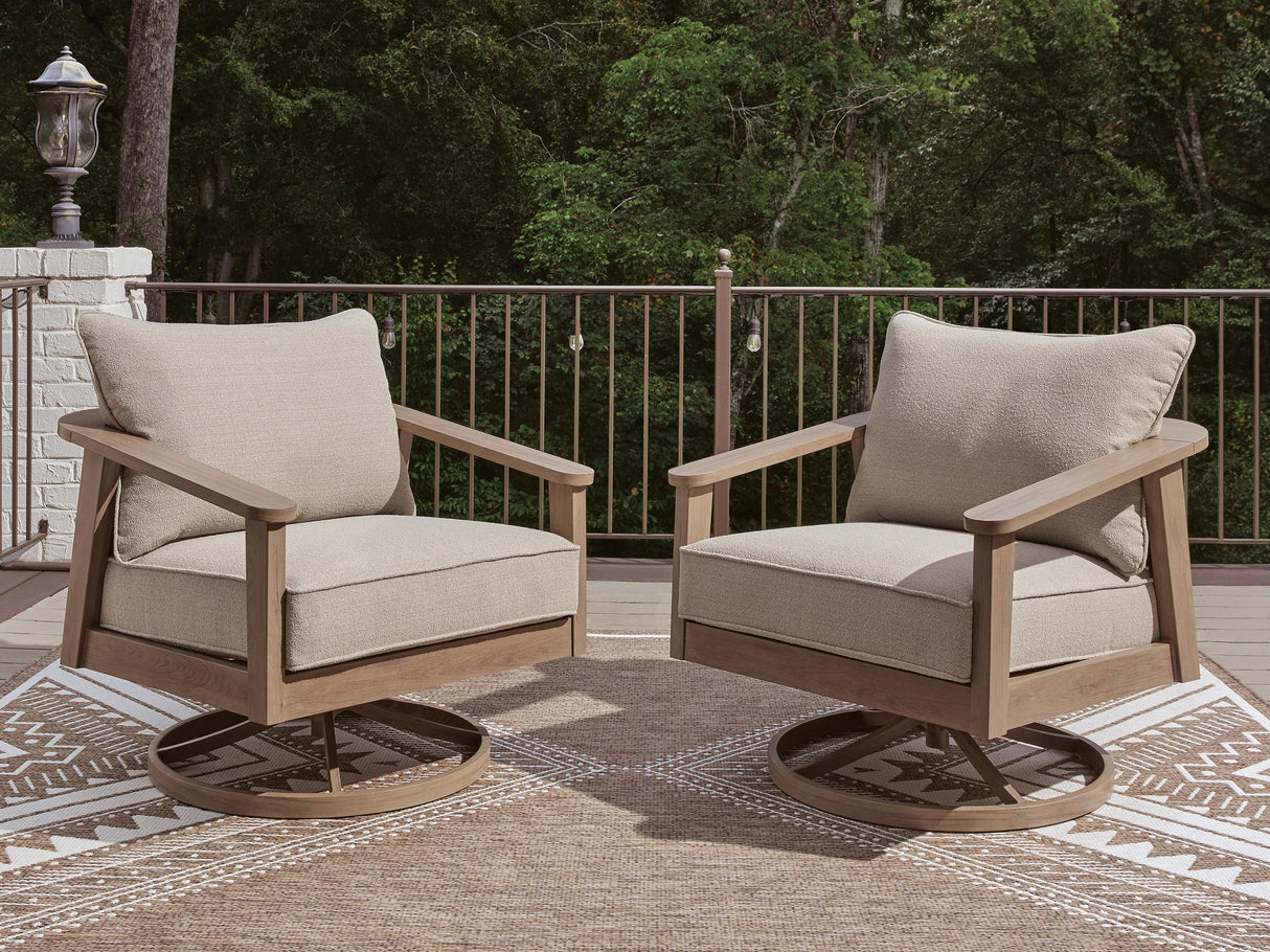 Harmony Headlands Outdoor Swivel Lounge with Cushion - PCP428-821