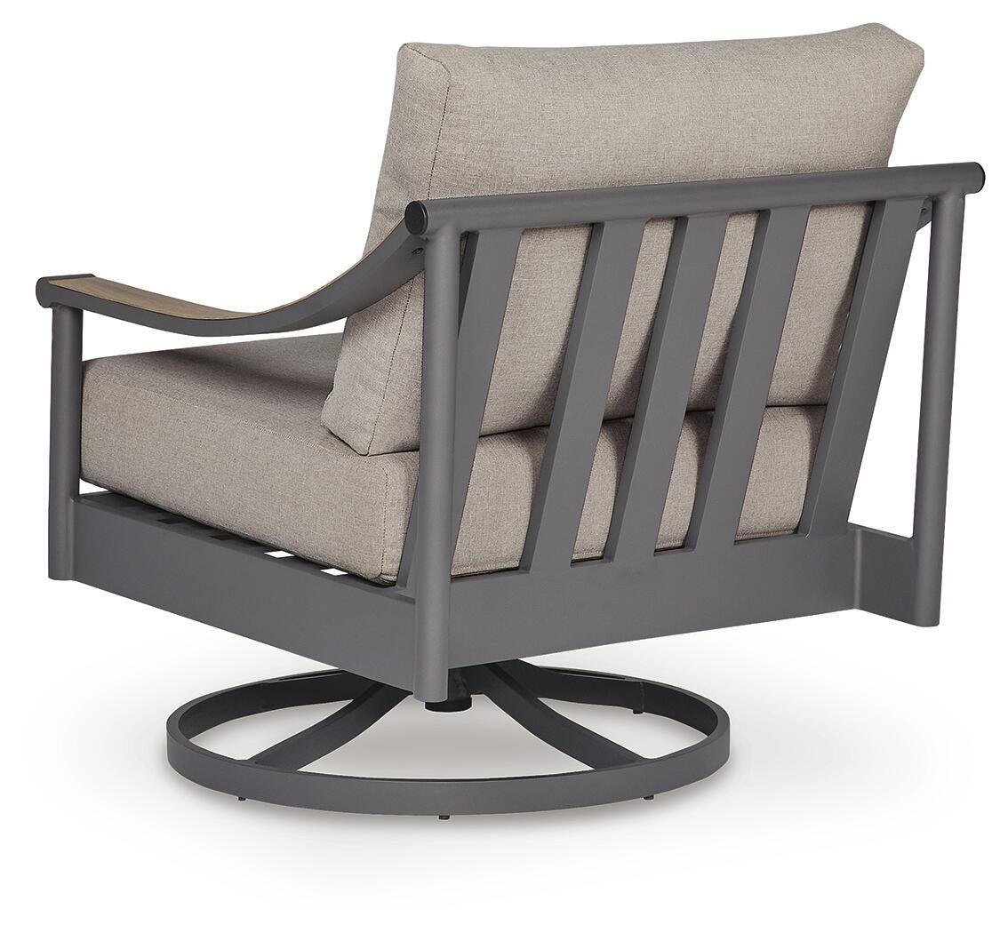 Ocean Beach Outdoor Swivel Lounge with Cushion - PCP510-821
