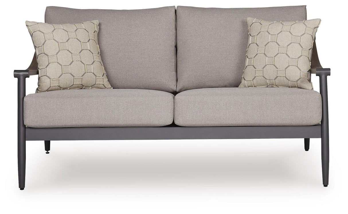 Ocean Beach Outdoor Loveseat with Cushion - PCP510-835