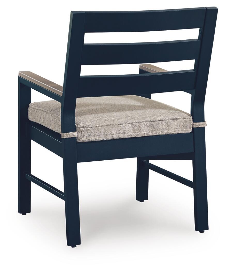 East Beach Outdoor Arm Chair with Cushion (Set of 2) - PCP587-601A