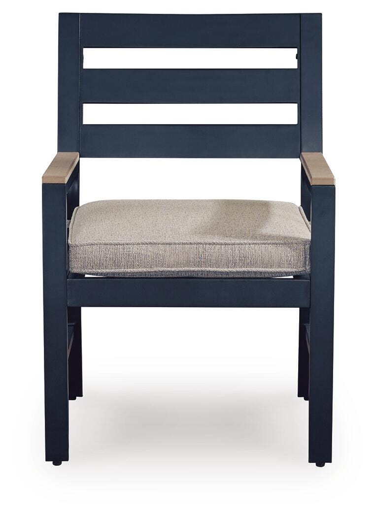 East Beach Outdoor Arm Chair with Cushion (Set of 2) - PCP587-601A