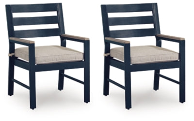 East Beach Outdoor Arm Chair with Cushion (Set of 2) - PCP587-601A