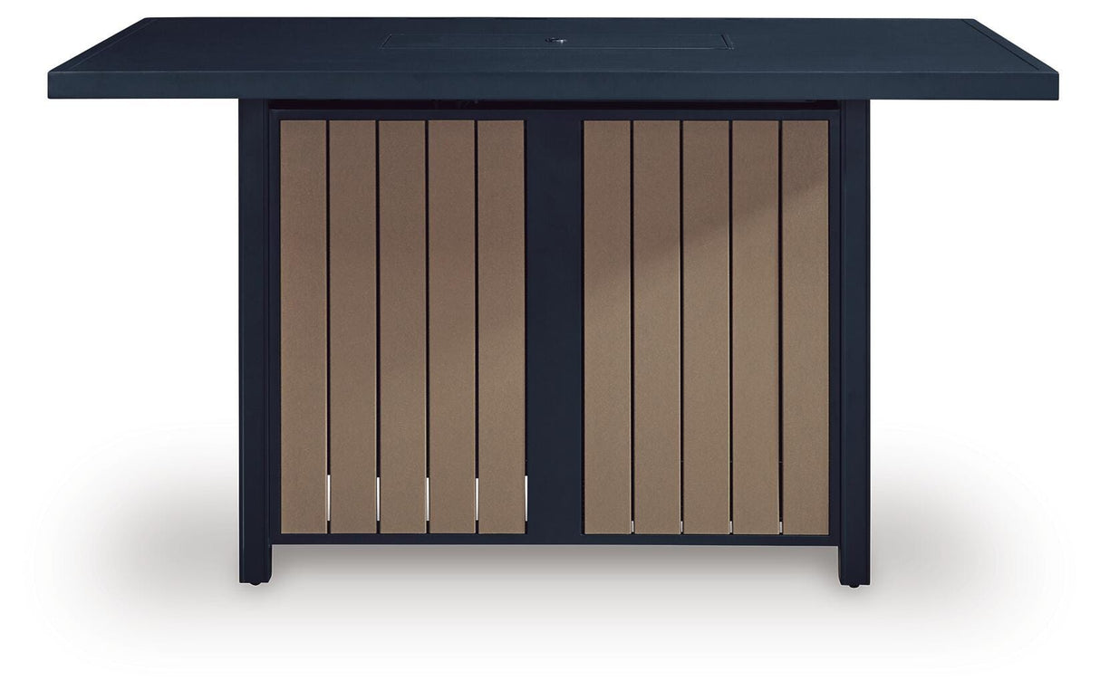 East Beach Outdoor Bar Table with Fire Pit - PCP587-665