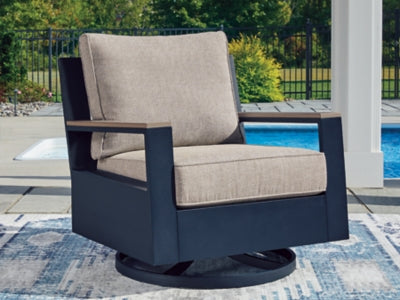 East Beach Outdoor Swivel Glider Chair with Cushion - PCP587-821