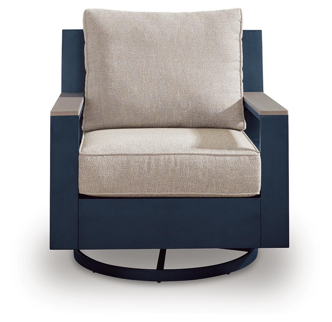 East Beach Outdoor Swivel Glider Chair with Cushion - PCP587-821