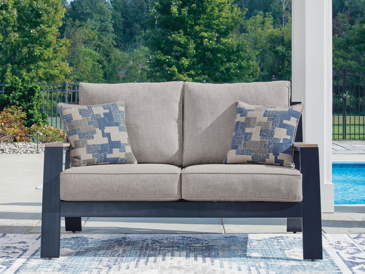 East Beach Outdoor Loveseat with Cushion - PCP587-835