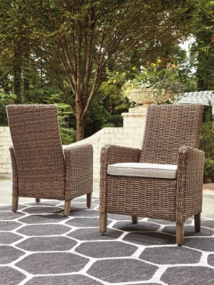 Beachcroft Outdoor Arm Chair with Cushion (Set of 2) - P791-601A