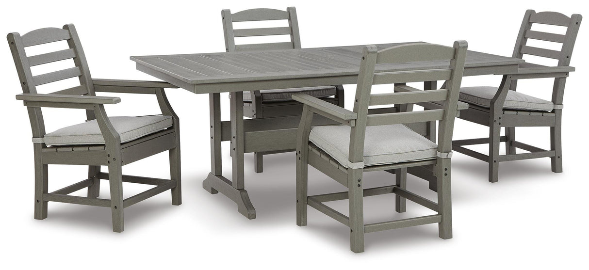 Visola Outdoor Dining Table with 4 Chairs - P802P4