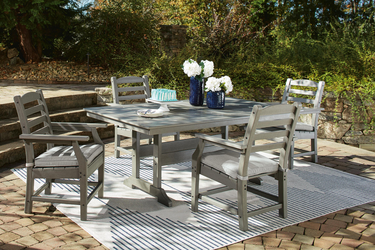 Visola Outdoor Dining Table with 4 Chairs - P802P4