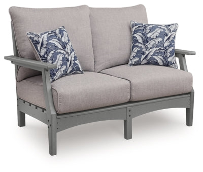 Cove Beach Outdoor Loveseat with Cushion - PCP803-835