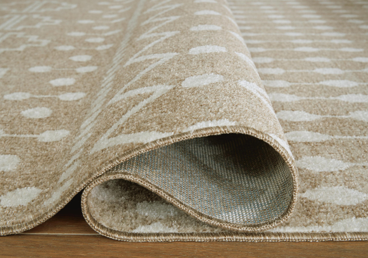 Bunchly 4'11" x 7'2" Washable Rug - R406222