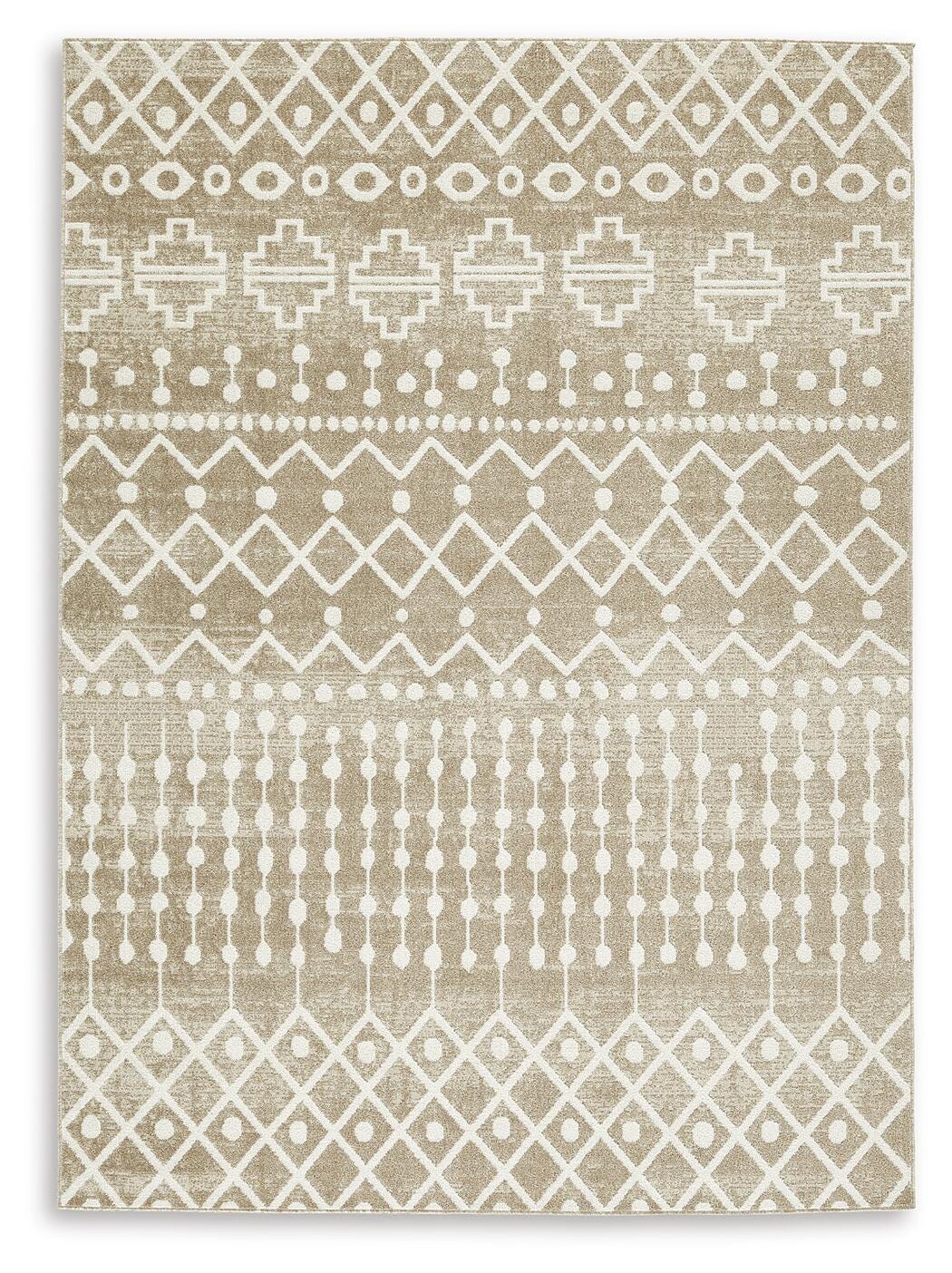 Bunchly 4'11" x 7'2" Washable Rug - R406222