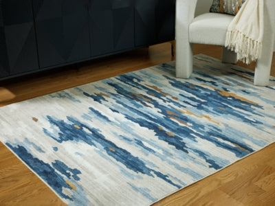Vinlett 5' x 7' Washable Rug - R407042