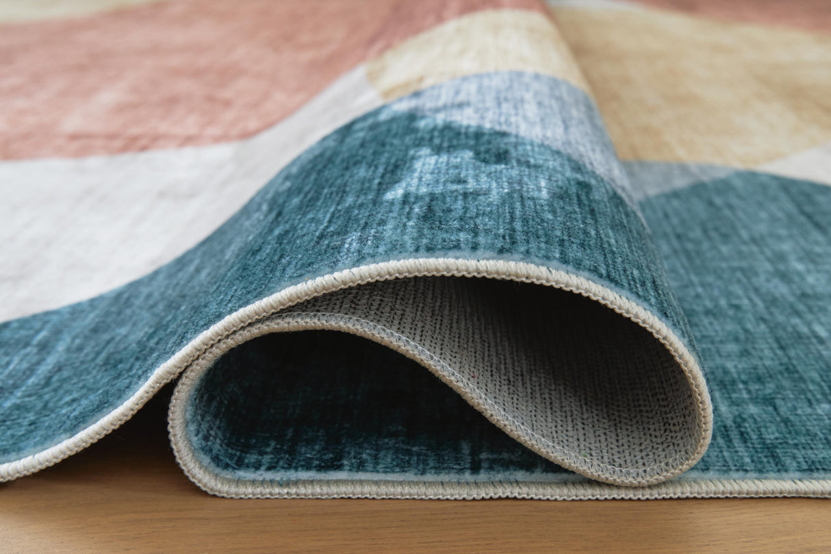Chanleigh Washable 7'6" x 9'6" Area Rug - R407371