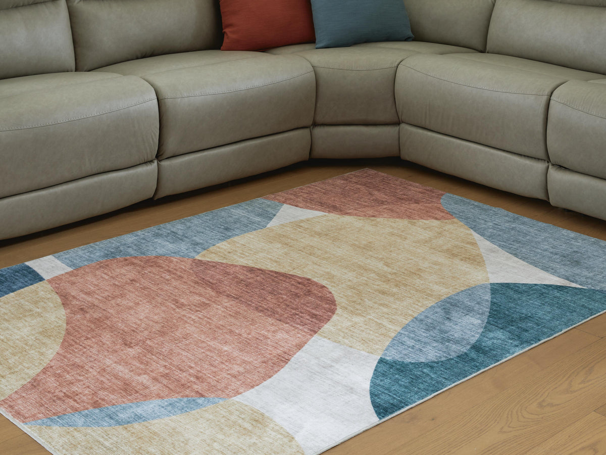 Chanleigh Washable 5' x 7' Area Rug - R407372