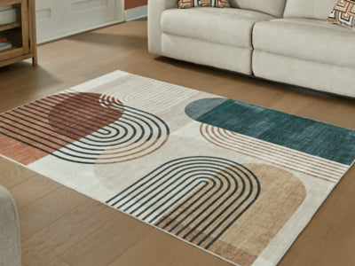 Farrendale Washable 5' x 7' Area Rug - R407382