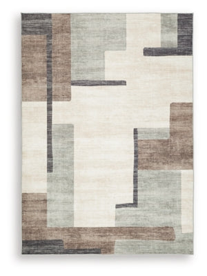 Larkport Washable 5' x 7' Area Rug - R407412