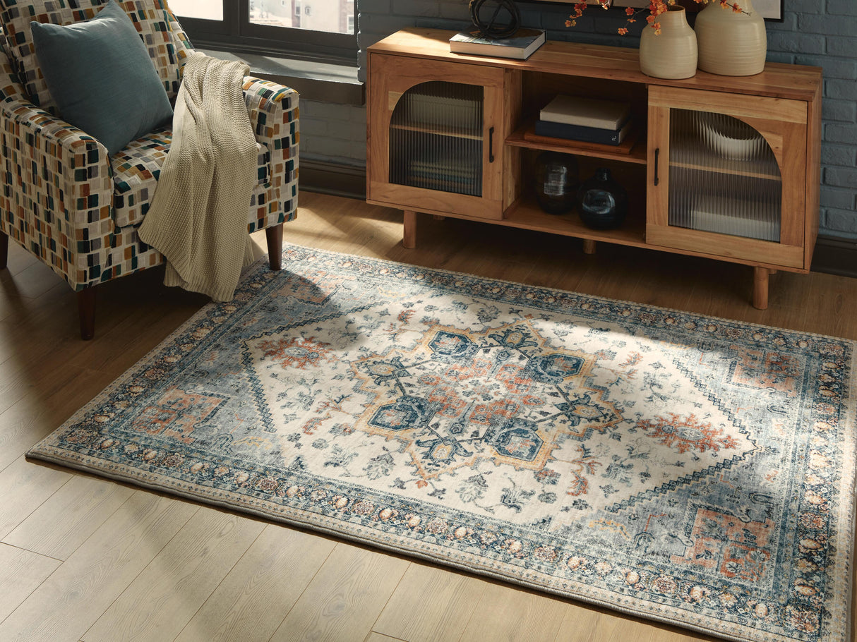 Wallney 5' x 7' Memory Foam Area Rug - R407492