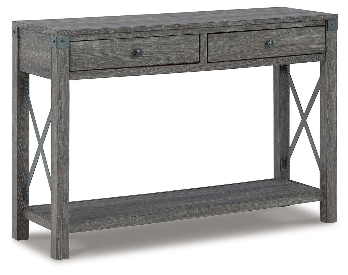 Freedan Lift-top Coffee Table, 2 End Tables and Console - T175T2