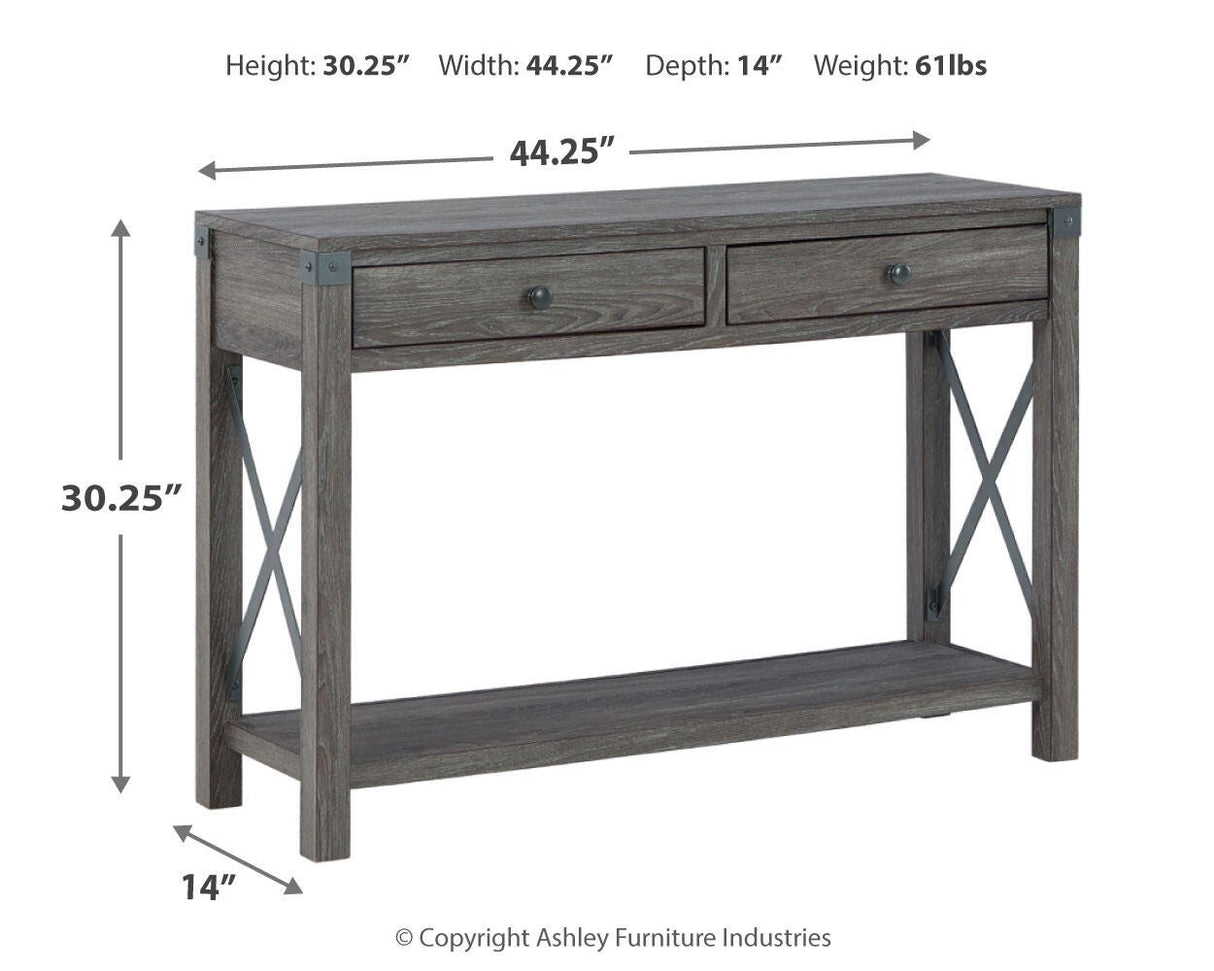 Freedan Lift-top Coffee Table, 2 End Tables and Console - T175T2