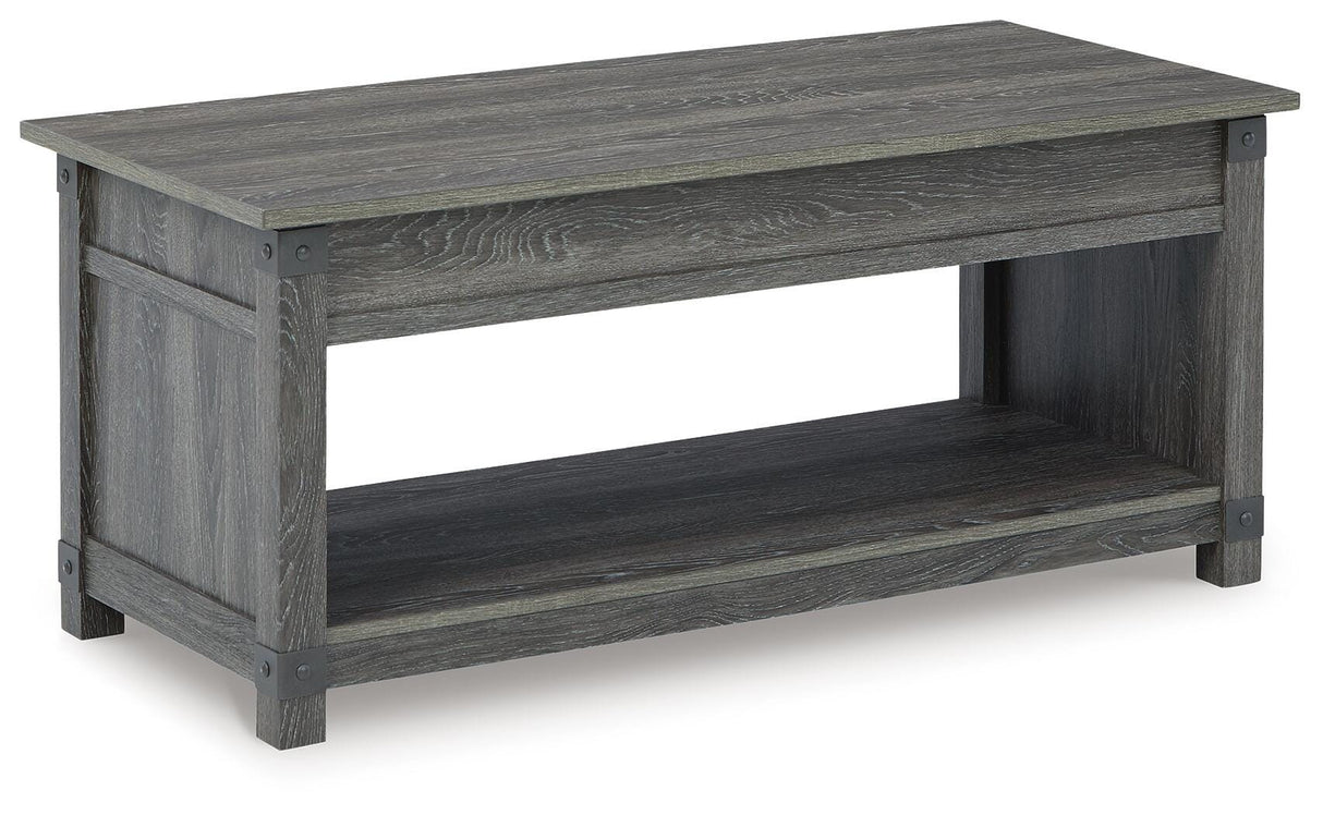 Freedan Lift-top Coffee Table, 2 End Tables and Console - T175T2