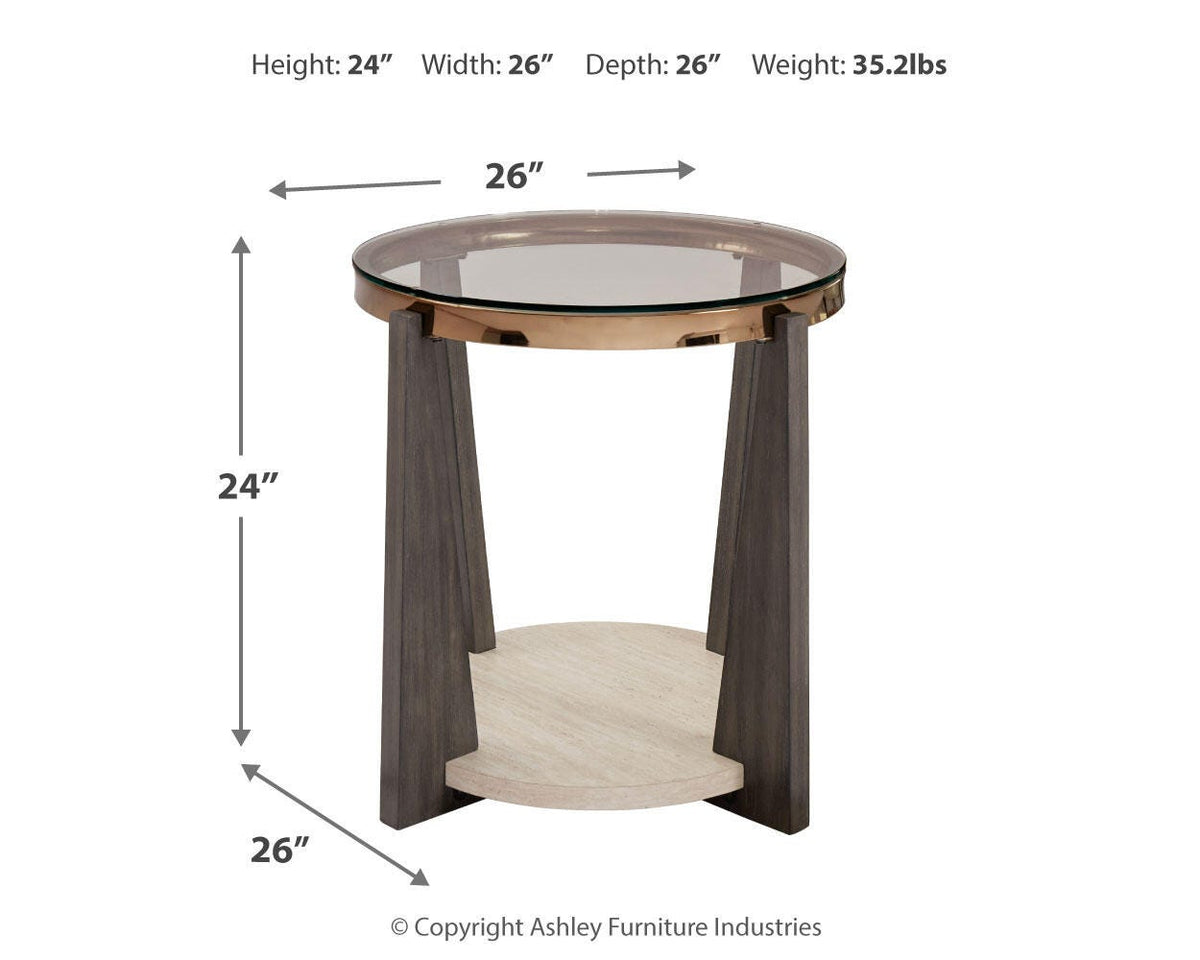 Frazwa Coffee Table and 2 End Tables - T432T1