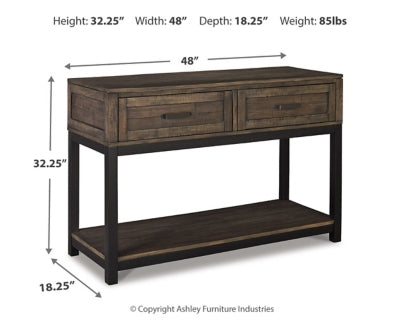 Johurst Sofa/Console Table - T444-4