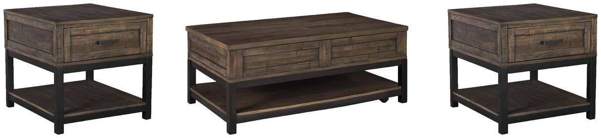 Johurst Lift-top Coffee Table and 2 End Tables - T444T1