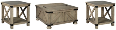 Aldwin Coffee Table and 2 End Tables - T457T1