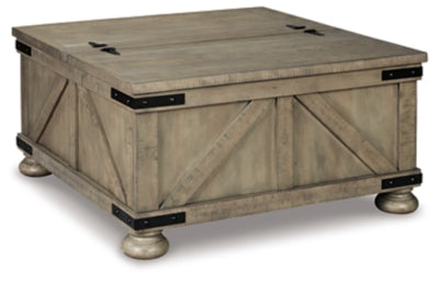 Aldwin Coffee Table With Storage - T457-20
