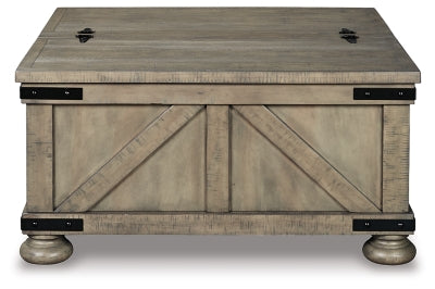Aldwin Coffee Table With Storage - T457-20