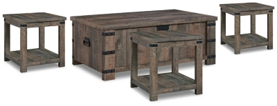 Hollum Coffee Table and 3 End Tables - T466T2