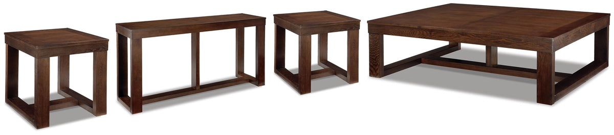 Watson Coffee Table and 2 End Tables with Console - T481T1