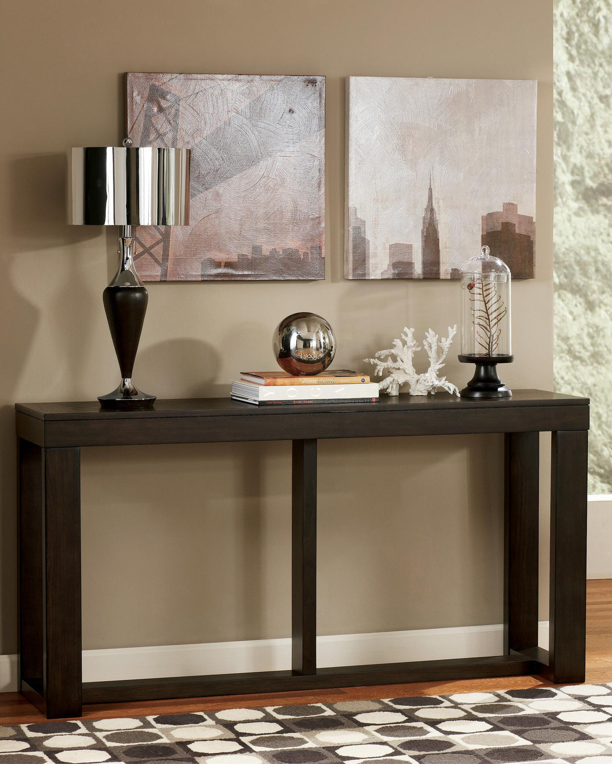 Watson Coffee Table and 2 End Tables with Console - T481T1