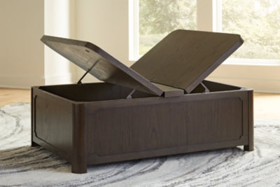 Breckington Coffee Table With Storage - T678-20