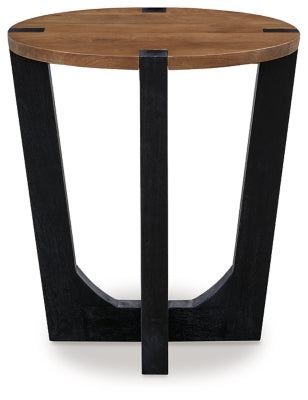 Hanneforth Coffee Table and 2 End Tables - T726T1