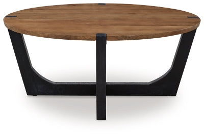 Hanneforth Coffee Table and 2 End Tables - T726T1