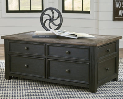Tyler Creek Coffee Table and 2 Chairside End Tables - T736T1