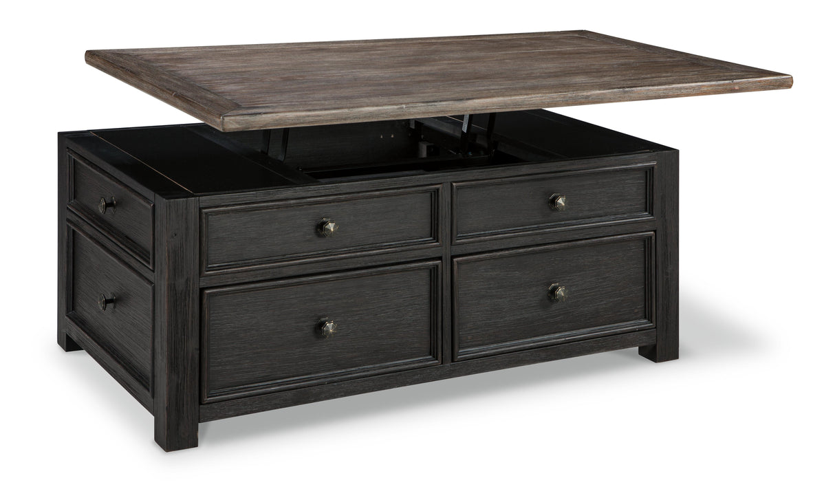 Tyler Creek Coffee Table with Lift Top - T736-20